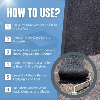 Sredstvo za obnovo asfalta DrivewayPRO™ - 1 L / 4-6 m²