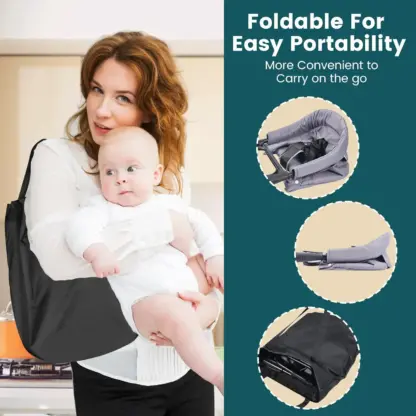 ClipMunch™ prenosni otroški jedilni stol s pladnjem