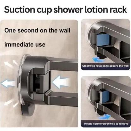 LotionShelf™ polička za losjone in kozmetiko s priseski