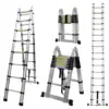 LadMax™ aluminijasta teleskopska zložljiva lestev 220-440 cm