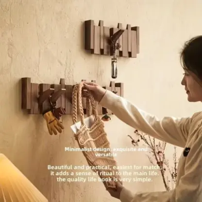 PianoRack™ leseno stojalo za obešanje v obliki klavirskih tipk