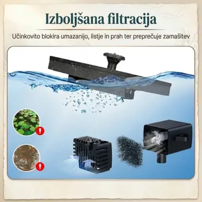 SunStream™ solarna vodna fontana