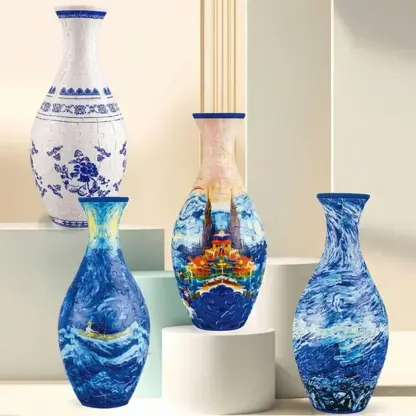ArtVase™ 3D sestavljanka vaza, navdihnjena z Van Goghovimi umetninami