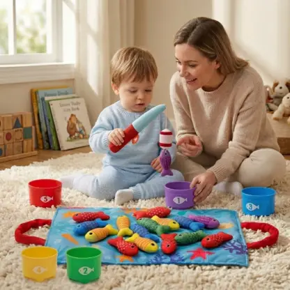 HookaPlay™ Montessori igra ribolova in razvrščanja za malčke