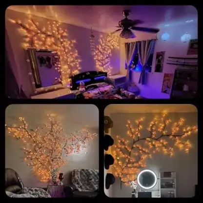 FloraVine™ svetleča cvetlična stenska prepletenka - 144 LED