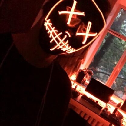 LED maska za noč čarovnic