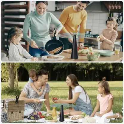 Namizni ventilator FlyAway™ za odganjanje muh - 2 paketa