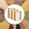 ClearGrain™ leseno-akrilne posode za shranjevanje (3 kosi)