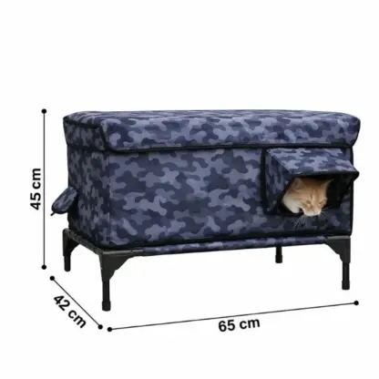 SafePaws™ zunanja vremensko odporno mačje zavetišče