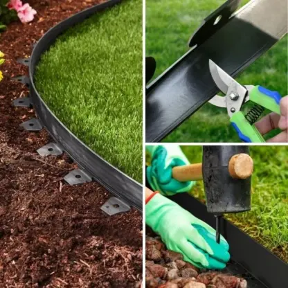 EasyBorder™ plastični robnik za trato z žeblji – 10 m