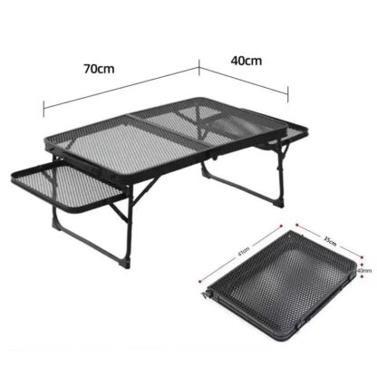 CampMax™ zunanja zložljiva mrežasta miza