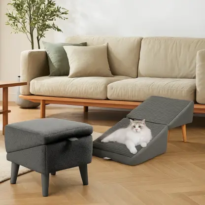 PawStep™ 2 v 1 tabure in pasja rampa