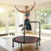 BouncePro™ zložljiv trampolin z nastavljivim ročajem