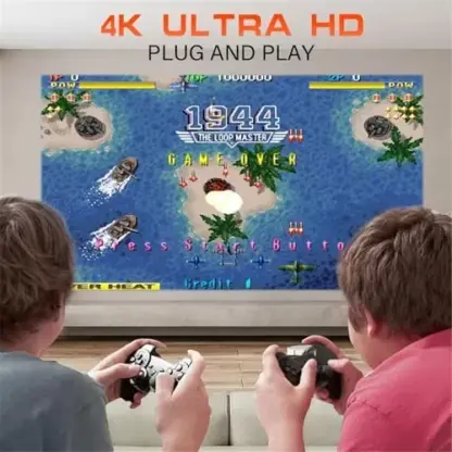 GameProjecto™ 4K projektor z 20000 igrami, aplikacijami in 2 krmilnikoma