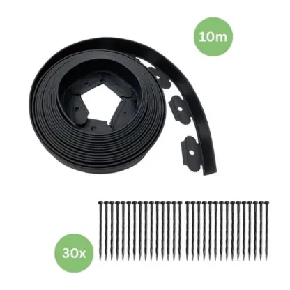 EasyBorder™ plastični robnik za trato z žeblji – 10 m