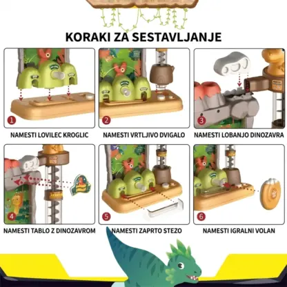 Igrača za lovljenje kroglic z dinozavri DinoSnap™