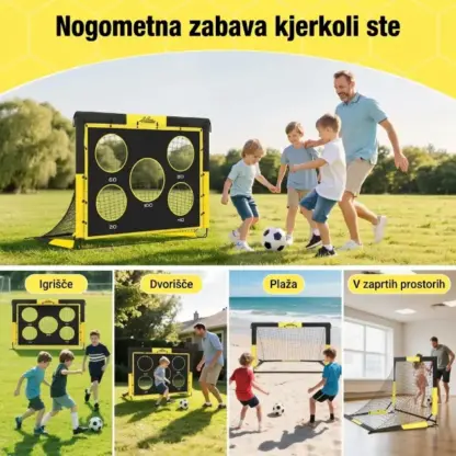 SoccerShot™ otroški nogometni gol s tarčo