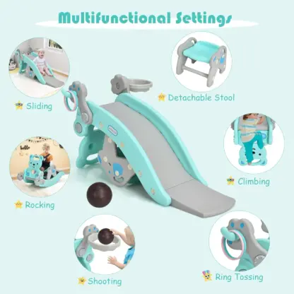 RockySlide™ 5-v-1 tobogan in gugalnica za malčke-middle