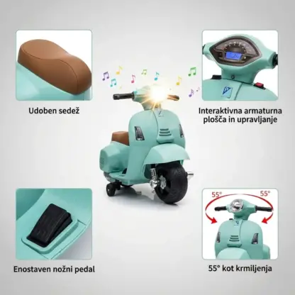Vespeon™ otroški električni skuter-middle