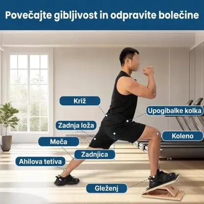 AnkleForge™ nastavljiva poševna deska za raztezanje-middle