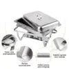 BuffetPro™ grelna posoda z dvema predeloma-middle