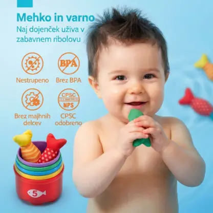 HookaPlay™ Montessori igra ribolova in razvrščanja za malčke-middle