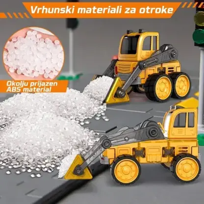 MagnaFleet™ 8 v 1 komplet magnetnih ploščic za sestavljanje-middle