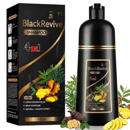 BlackRevive™ šampon za barvanje las na črno-middle