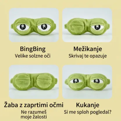 DreamToad™ maska za spanje v obliki žabjih oči-middle
