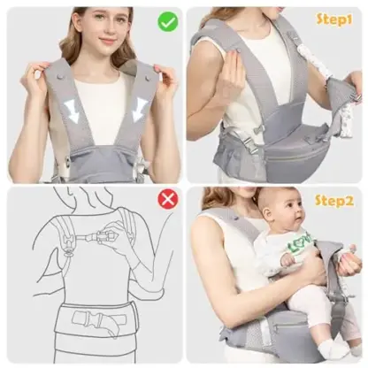 BabyHip™ nosilec za otroke s sedežem na bokih-middle