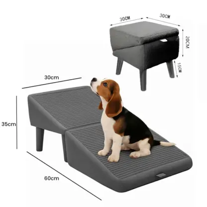 PawStep™ 2 v 1 tabure in pasja rampa-middle