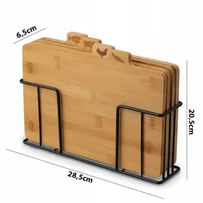 ChopZone™ Set večnamenskih bambusovih rezalnih desek-middle