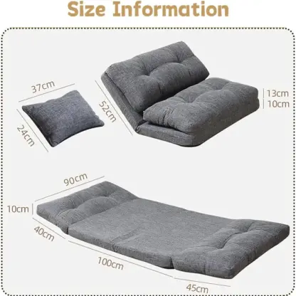 LoungeFlex™ zložljiv mini talni kavč-middle