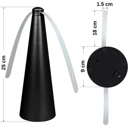 Namizni ventilator FlyAway™ za odganjanje muh - 2 paketa-middle