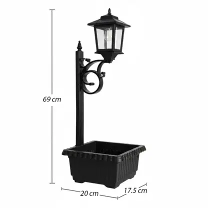BloomLamp™ cvetlični lonec s solarno svetilko-middle