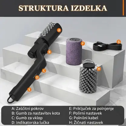 CharBlaze™ električna krtača za čiščenje žara-middle