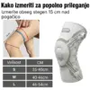 Athlexa™ nastavljive kompresijske opornice za kolena z gumbom – 2 kos-middle