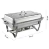 BuffetPro™ grelna posoda z dvema predeloma-middle