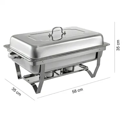 BuffetPro™ grelna posoda z dvema predeloma-middle