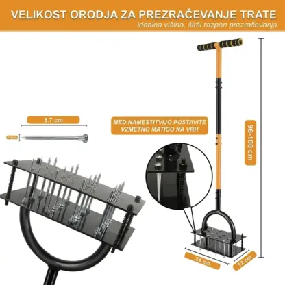 TerraSpike™ prezračevalnik trate in vrta-middle
