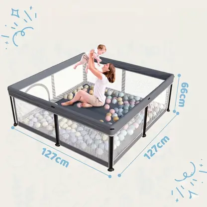 NestPlay™ zložljiva otroška stajica (127 x 127 cm)-middle