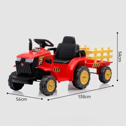 FarmRider™ otroški traktor na akumulator s prikolico-middle