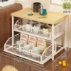 ShelfGlide™ dvoetažni regal z izvlečnimi košarami-middle