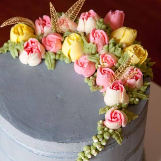 Set za cvetlične dekoracije tort in peciva-middle