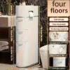 StoreLux™ luksuzna odlagalna polica za prostore med pohištvom - 4 nivoji-middle