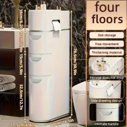 StoreLux™ luksuzna odlagalna polica za prostore med pohištvom - 4 nivoji-middle