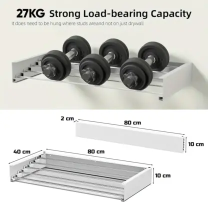 Zložljivo stensko stojalo za sušenje oblačil DryPRO™-middle