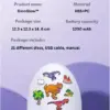 DinoGlow™ LED projektor v obliki dinozavrovega jajca z 21 motivi-middle