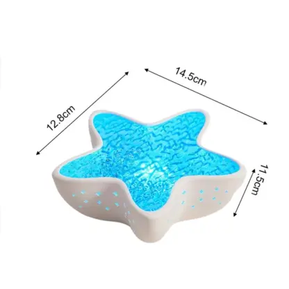 StarLume™ LED projektor v obliki morske zvezde z daljincem-middle