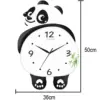 PandaTime™ plešoča LED stenska ura z motivom pande-middle